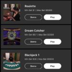 Live dealer offerings NJ